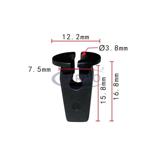 Befestigungs clip mutter - 10, x