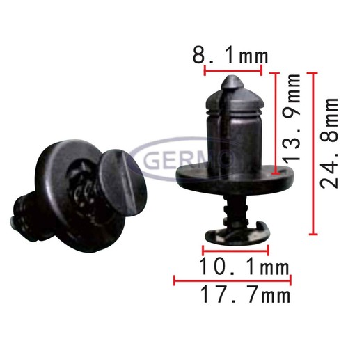 Befestigungs clip - 10, befestigungs-clip