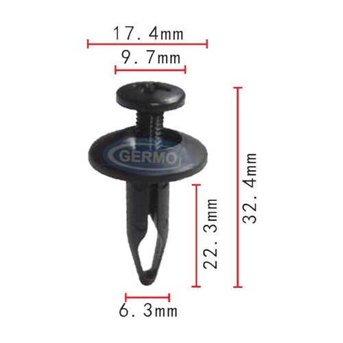 Befestigungs clip für - x, gm