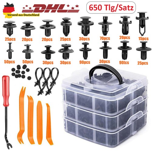 650 pcs auto niete clip - 650,