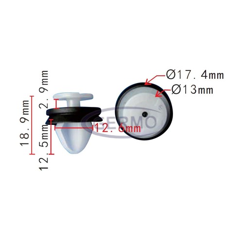 Befestigungs clip - x, befestigungs-clip