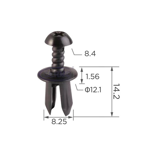Befestigungs clip - 10, x