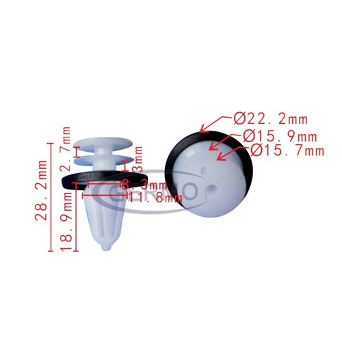 Befestigungs clip - 10, befestigungs-clip