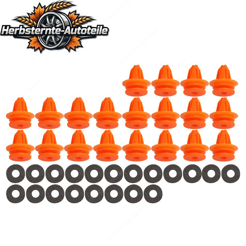 20x kunststoff clips - 20x,