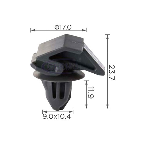 Befestigungs clip - 10,