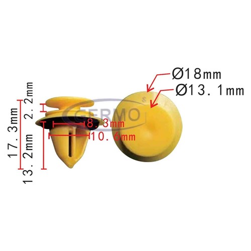 Befestigungs clip - x, befestigungs-clip