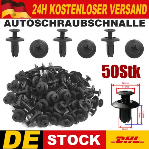 50x 8mm auto tür - 50x,